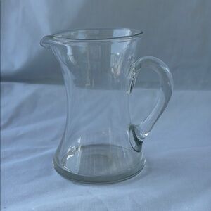 Vintage Clear Glass Pitcher